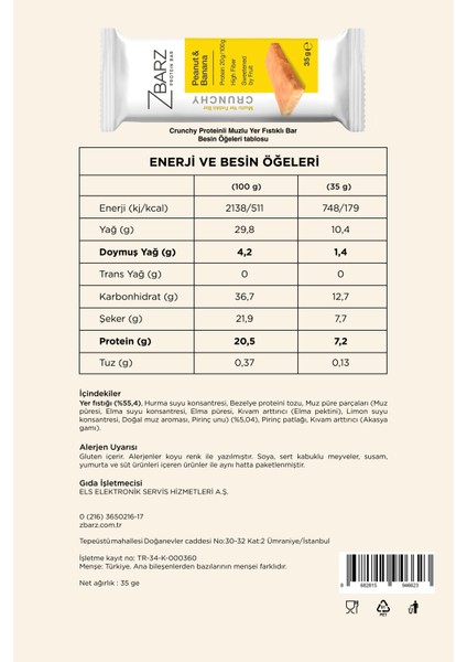 Crunchy Protein Bar Mix Kutu 4*3 ( 12 Adet )