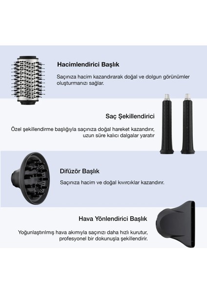 Airwave Saç Şekillendirici Set- Silver fırsatları
