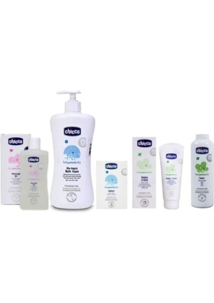 Bebek Tanışma Bakım Seti 5 Parça 750 ml Hassas Ciltlere Özel Parabensiz Bitkisel Formül