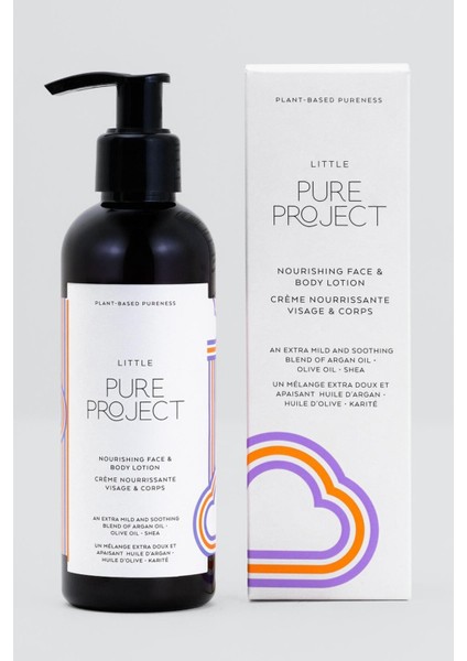 Little Pure Project Bebek Vücut Losyonu 200 ml Argan Zeytinyağı ve Shea Yağlı Bitkisel Parabensiz