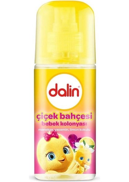 Bebek Kolonyası Çiçek Bahçesi Menekşe Yasemin Yeşil Elma Kokulu Ferahlatıcı 100ml fiyatları