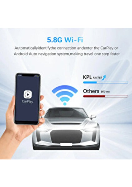 Kablosuz Carplay Adaptörü | iPhone & Android Uyumlu | Bağlantı Kopmaz Yeni Nesil fiyatları