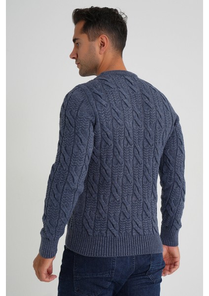 Trıst Star Erkek Bisiklet Yaka Saç Örgülü Yün Kazak TRIST-5346 fiyatları