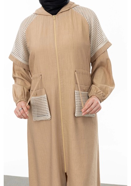 Reglan Kol File Detaylı Giyçık - Camel modelleri