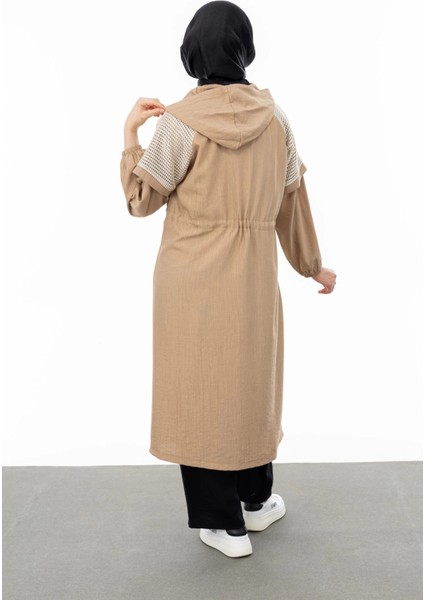 Reglan Kol File Detaylı Giyçık - Camel