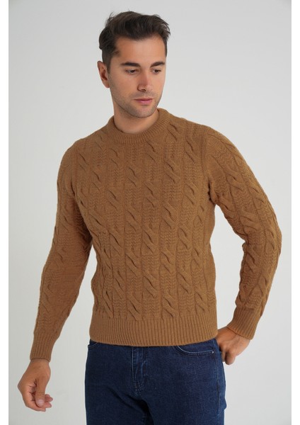 Trıst Star Erkek Bisiklet Yaka Saç Örgülü Yün Kazak TRIST-5346 fiyatları