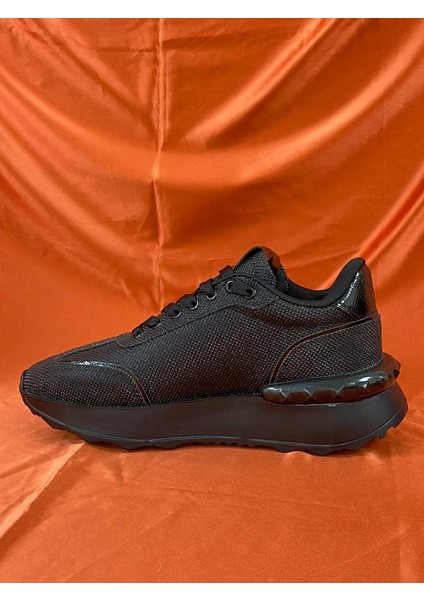 LES037 Siyah Kadın Spor Ayakkabı Sneaker