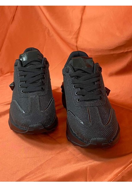 LES037 Siyah Kadın Spor Ayakkabı Sneaker modelleri