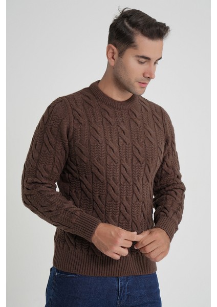 Trıst Star Erkek Bisiklet Yaka Saç Örgülü Yün Kazak TRIST-5346 fiyatları