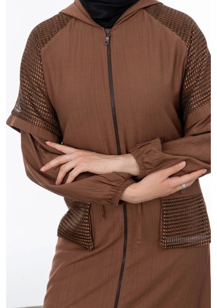 Reglan Kol File Detaylı Giyçık - Kahve fırsatları