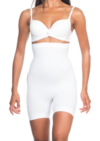Beyaz Mı Emay 2033 Popo Açık Boxer Korse