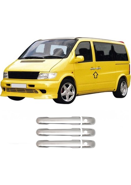 MB Vıano W638 Krom Kapı Kolu 3 Kapı P.çelik 1998 > 2004