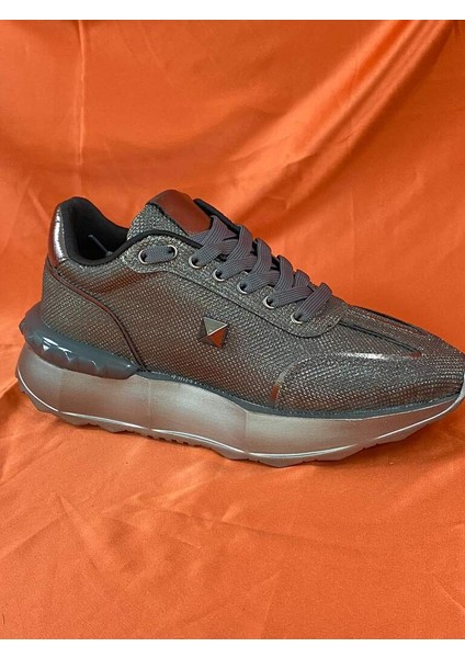LES037 Platin Gümüş (Gri) Kadın Spor Ayakkabı Sneaker fiyatları
