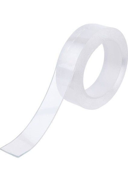 Şeffaf Çift Taraflı Silikon Bant 30MM x 2mt