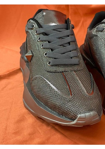 LES037 Platin Gümüş (Gri) Kadın Spor Ayakkabı Sneaker fırsatları