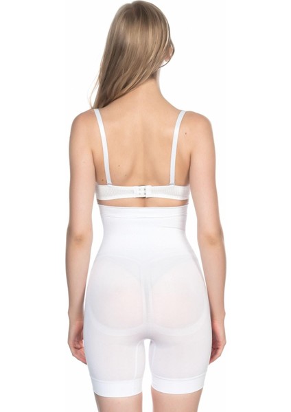 Beyaz Mı Emay 2056 Yüksek Bel Masajlı Uzun Paça Korse modelleri