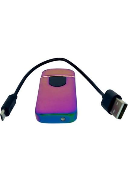 Kişiye Özel Elektronik Şarjlı Çakmak Mor indirimleri