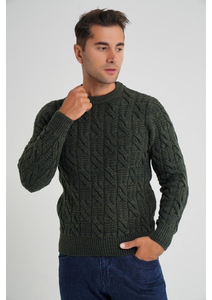 Trıst Star Erkek Bisiklet Yaka Saç Örgülü Yün Kazak TRIST-5346 fiyatları