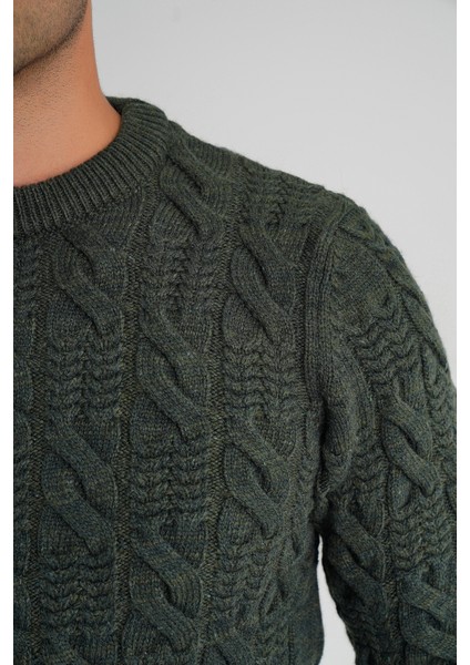 Trıst Star Erkek Bisiklet Yaka Saç Örgülü Yün Kazak TRIST-5346 indirimleri