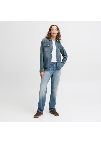 Kadin Cep Detayli Denim Gömlek - Jules fiyatları