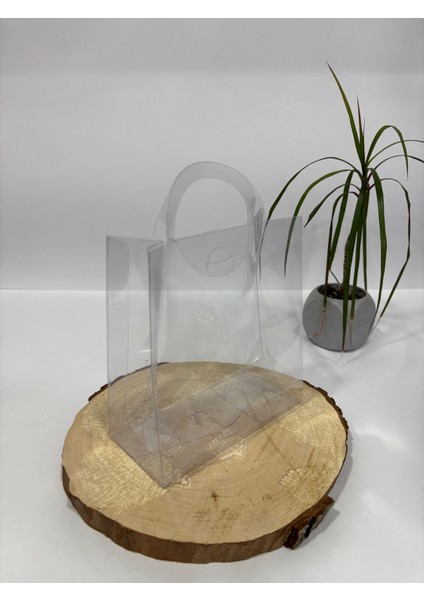 14.5X7X16 Şeffaf Asetat Çanta [40 Adet Demonte ]