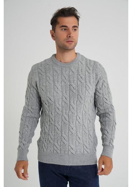 Trıst Star Erkek Bisiklet Yaka Saç Örgülü Yün Kazak TRIST-5346 fiyatları