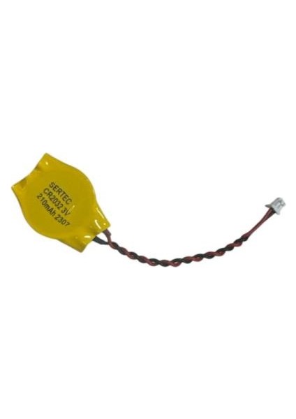 CR2032 3V Kablolu 6 cm + Konnektörlü Li-Mno2 Button Pil (7474)