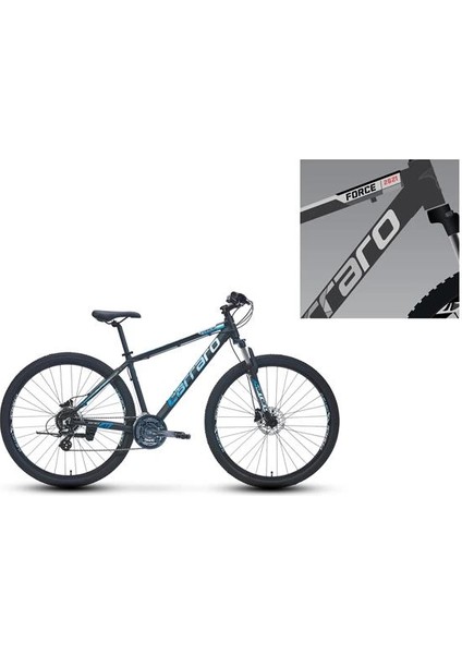 Force 750 Erkek Dağ Bisikleti 432H Hd 27.5 Jant 24 Vites Mat Antrasit Gri Kırmızı
