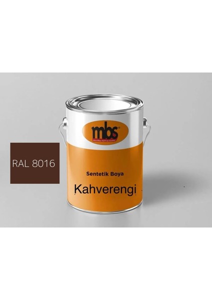 Sentetik Yağlı Boya Kahverengi RAL8016