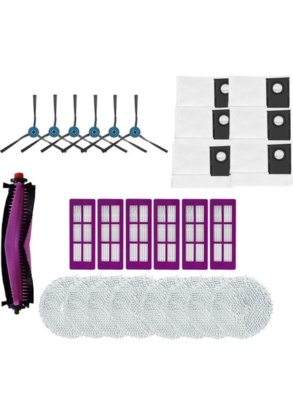 Eureka J15 Pro Ultra Kendiliğinden Boşalan Robot Vakum Silindiri Yan Fırça Hepa Filtre Paspas Pedi Toz Torbası Için 27 Adet (Yurt Dışından) indirimleri