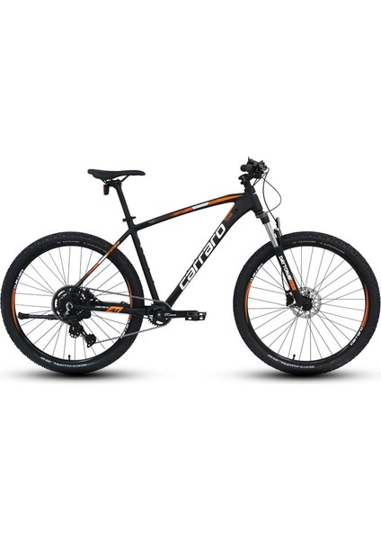 Daytona 709 Erkek Dağ Bisikleti 440H Hd 27.5 Jant 9 Vites Mat Siyah Beyaz Turuncu