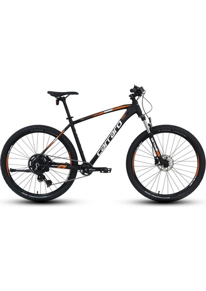 Daytona 709 Erkek Dağ Bisikleti 400H Hd 27.5 Jant 9 Vites Mat Siyah Beyaz Turuncu