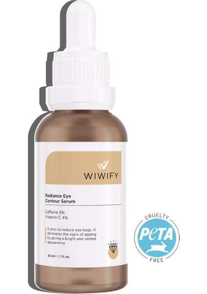 Göz Altı Torbalanma, Koyu Halkalara Karşı Aydınlatıcı Göz Çevresi Serum (Caffeine%5+C Vitamini%4)