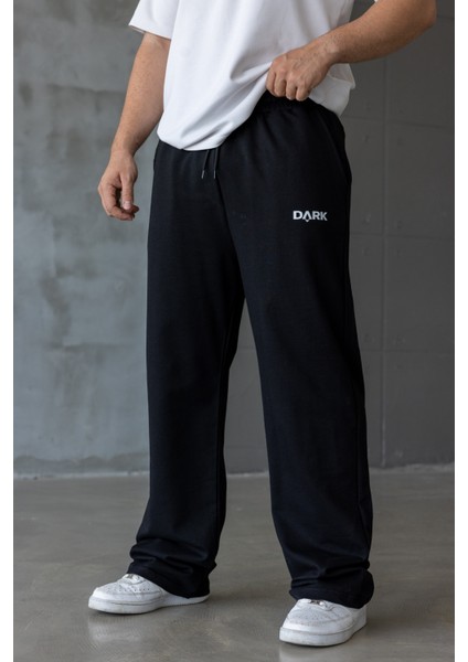 Erkek Siyah Baskılı Oversize Baggy Eşofman Altı indirimleri