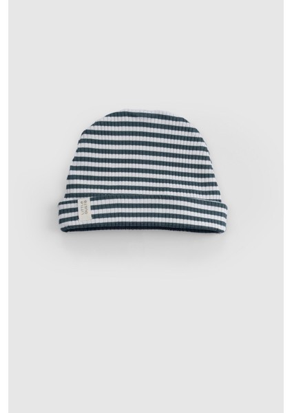 Organik Pamuklu Modal Yeşil Bebek Bere