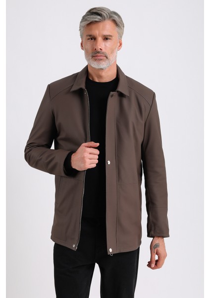 Bruno Erkek Uzun Deri Kaban