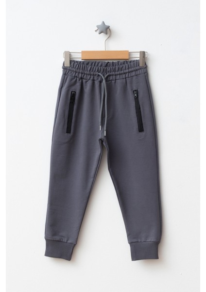 Unisex Çocuk Kompakt Fermuarlı 2'li Eşofman Altı fırsatları