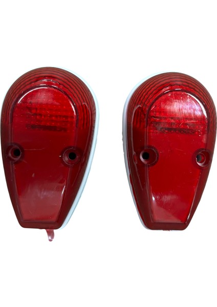 Mini Tepe Lamba 4 LED 12V Kırmızı (Tas C21) 2 Adet Fiyatı
