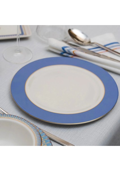 Giselle Mavi Gold Servis Tabağı 27 cm fiyatları