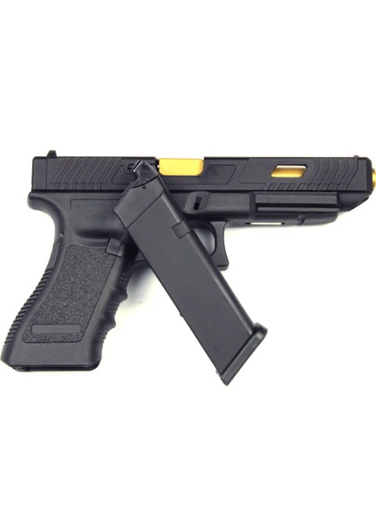 Glock G34 Ttı Airsoft Tabanca  Siyah (Gold Barrel) modelleri