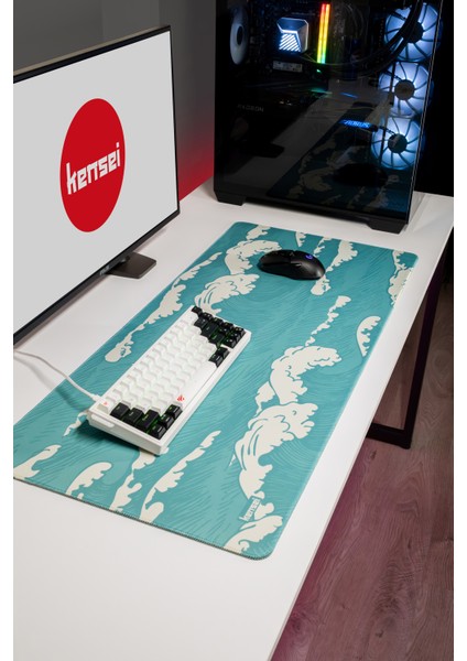Tanto Edition Japan Wave Gaming Mouse Pad 90X40 cm 5 mm Xxl Büyük Boy Mousepad indirimleri