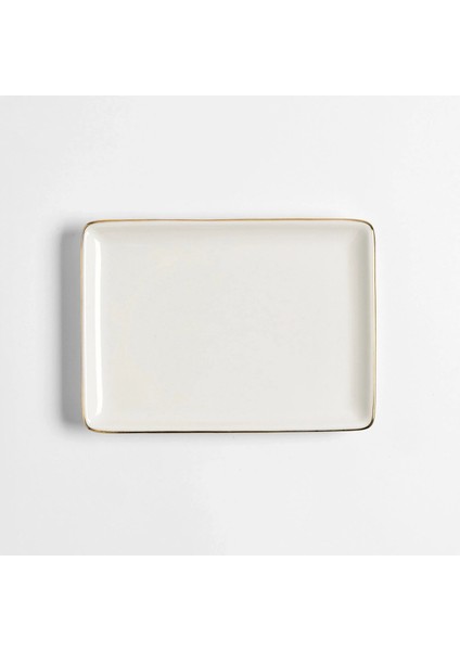Lyra Gold Sunum Tabağı 13X18 cm