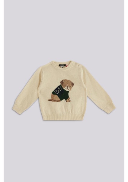 Bg Store Erkek Bebek Ekru Kazak