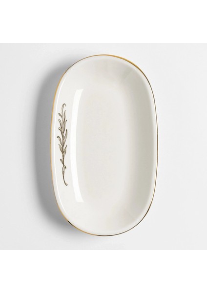 Lyra Gold Kayık Tabak 24X14 cm