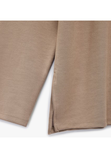 Uzun Kollu Bisiklet Yaka Rahat Kalıp Pijama Üstü modelleri