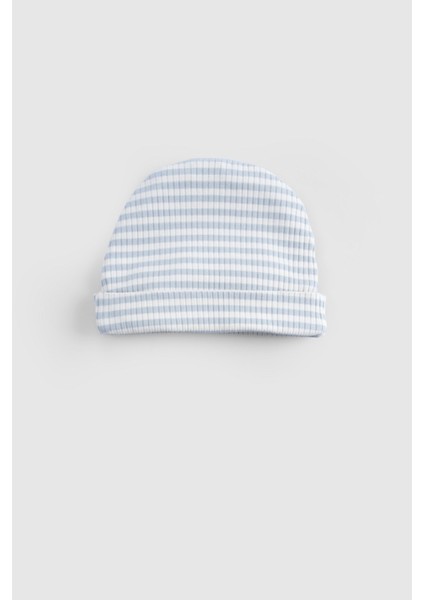 Organik Pamuklu Modal Mavi Bebek Bere modelleri