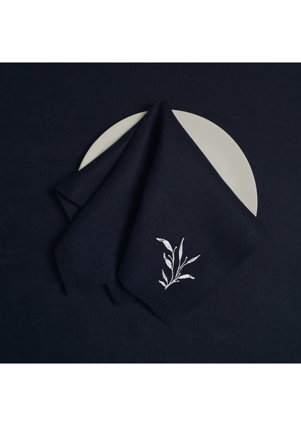 Petite 2li %100 Keten Lacivert Peçete fiyatları