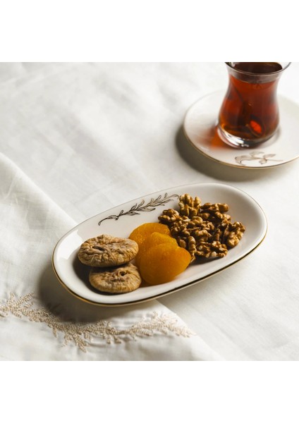 Lyra Gold Kayık Tabak 19X11 cm modelleri