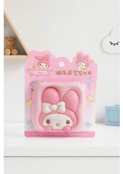 Sanrio My Melody Not Defteri Zincirli Anahtarlık Hediyelik Defter Puf Kapak