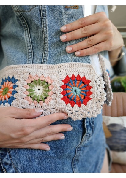 Özel Tasarım El Örgüsü Yaka ve Kenar Detaylı Denim Ceket fırsatları